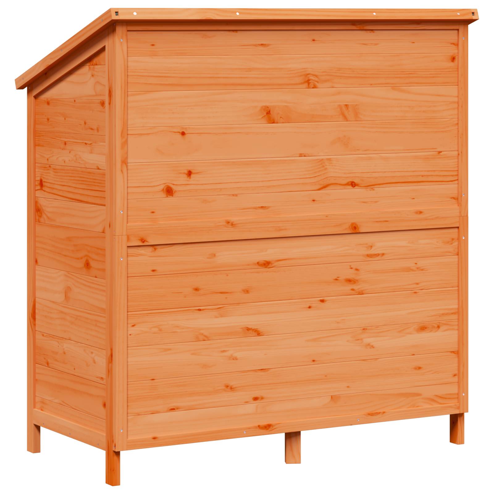 Vrtna Šupa s krovom Smeđa 106 x 56 x 113,5 cm Čvrsto drvo jele