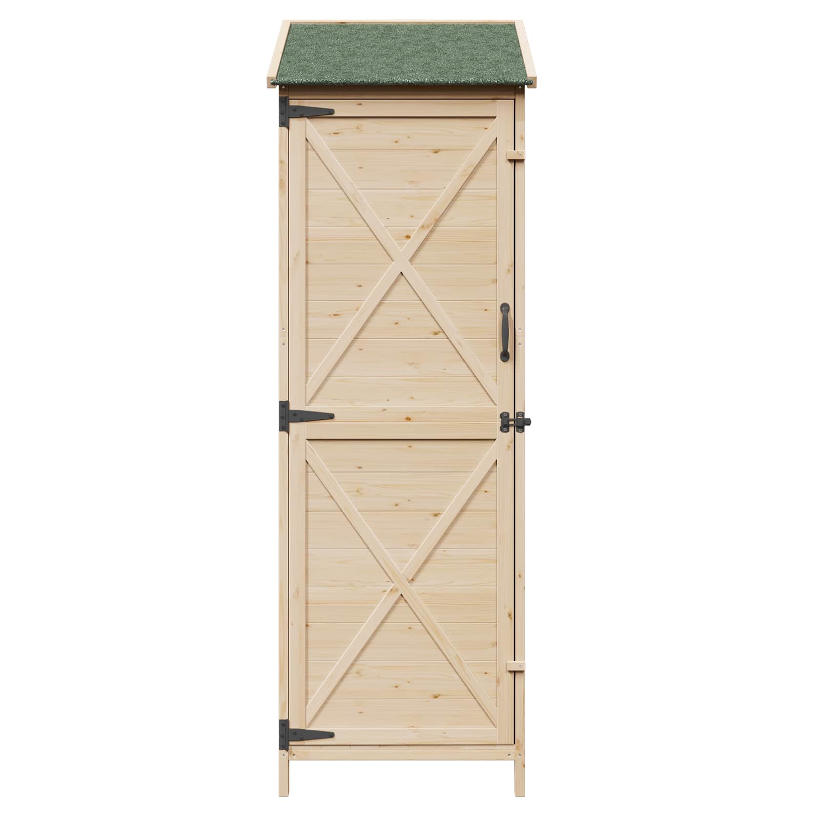 Vrtna Šupa Prirodna 59,5 x 56 x 176,5 cm Čvrsto drvo jele