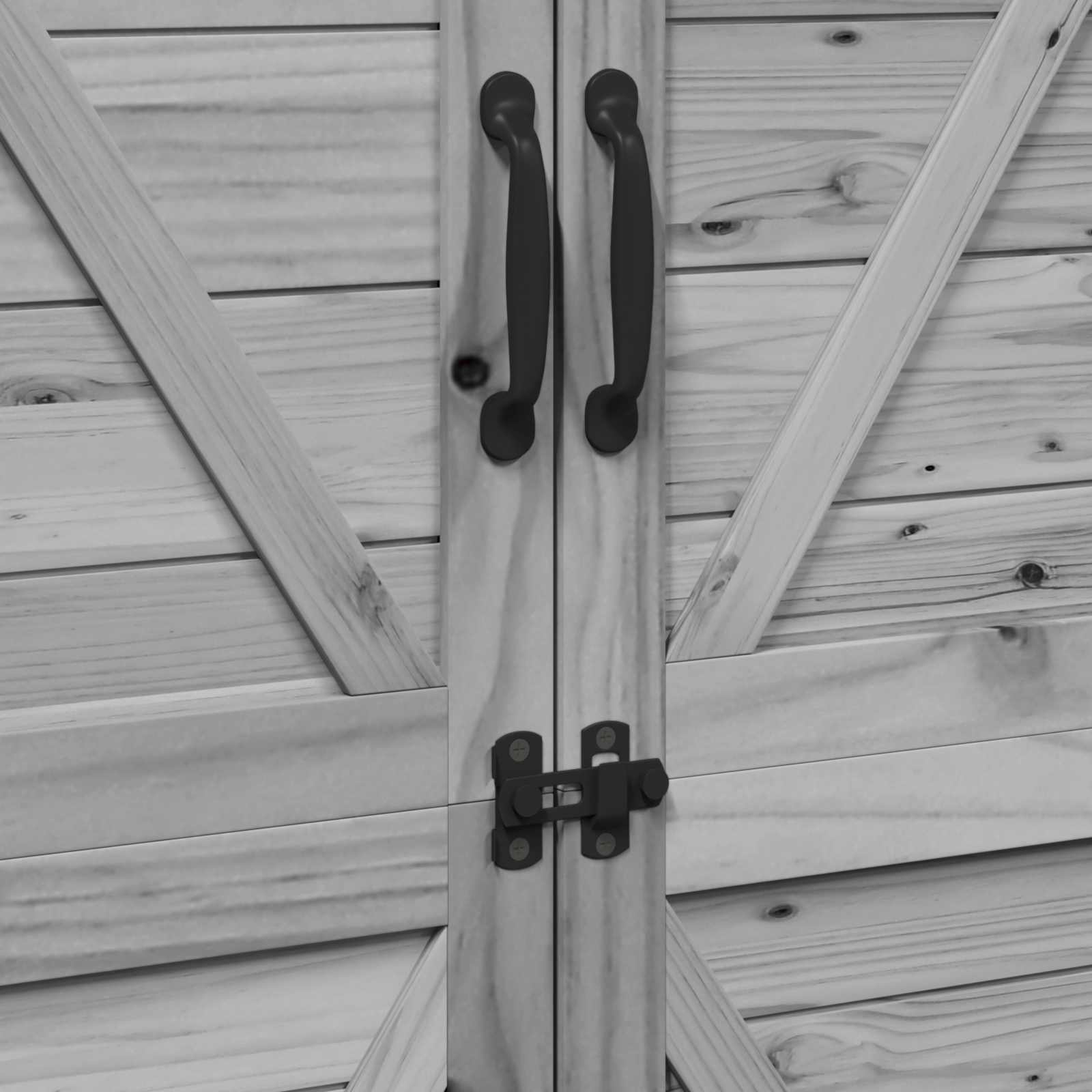 Vrtna Šupa Siva 106 x 56 x 176,5 cm Konstruirano drvo