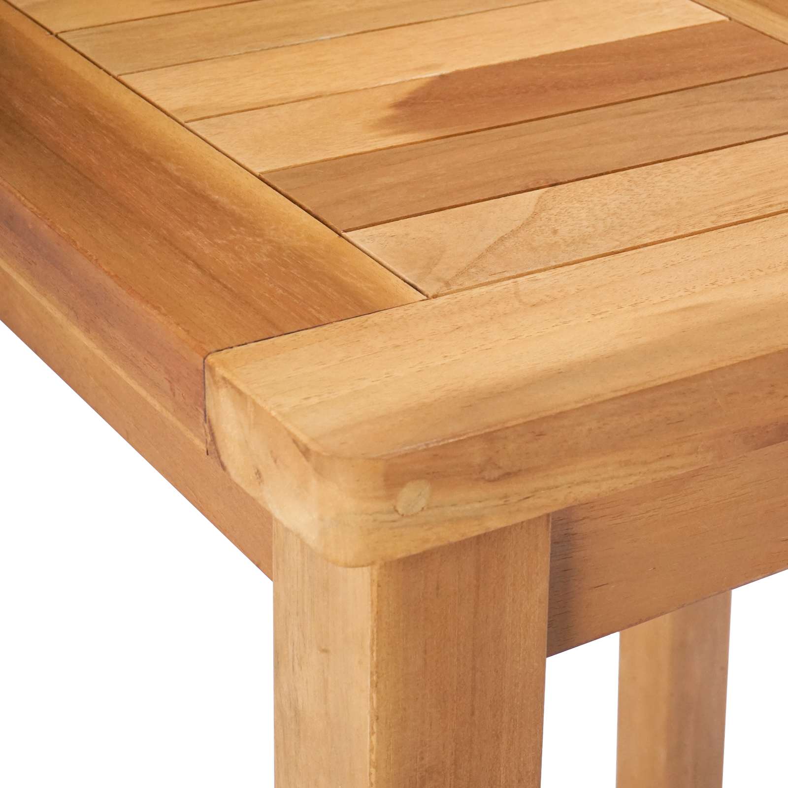 Vanjski bar set 3 pcs Neprerađeno Čvrsto teak drvo