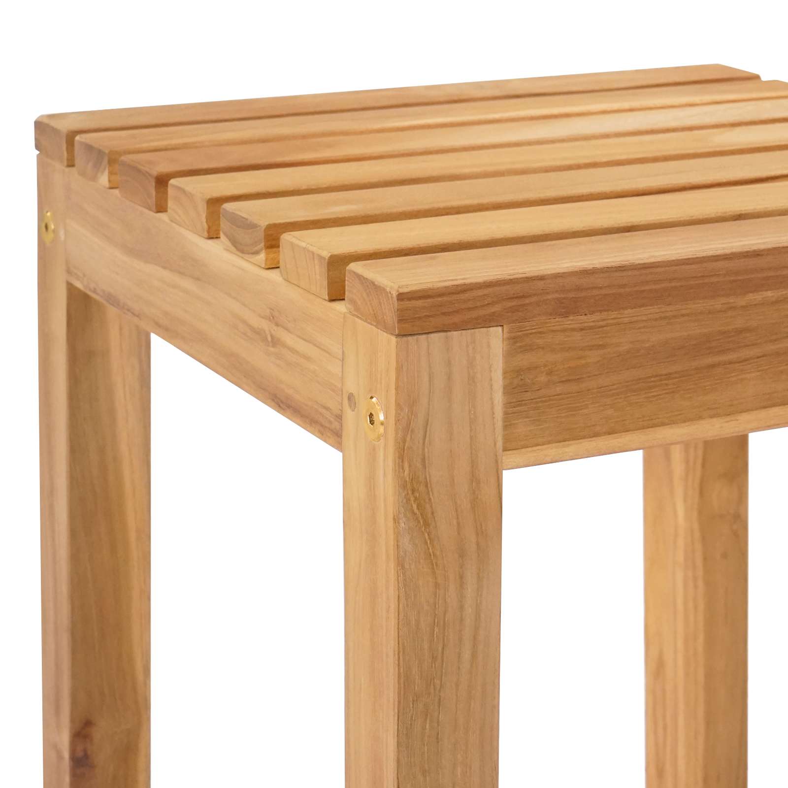 Vanjski bar set 3 pcs Neprerađeno Čvrsto teak drvo