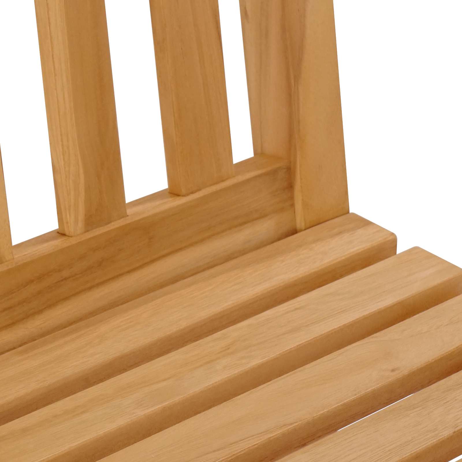Vanjski bar set 3 pcs Neprerađeno Čvrsto teak drvo