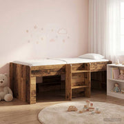 Kreveta za visoko spavanje djece 2 pcs Staro drvo 98.5 x 200 cm