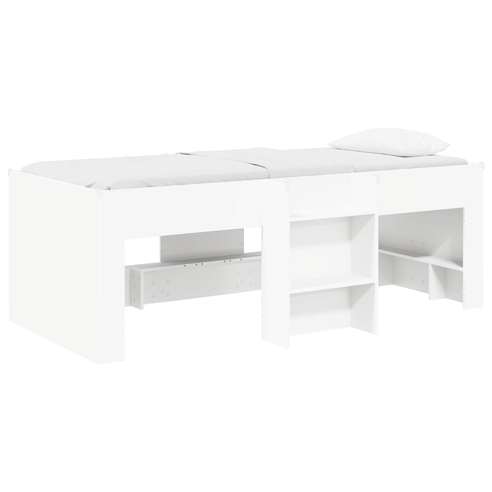 Kreveta za visoko spavanje djece 2 pcs Bijela 90 x 190 cm