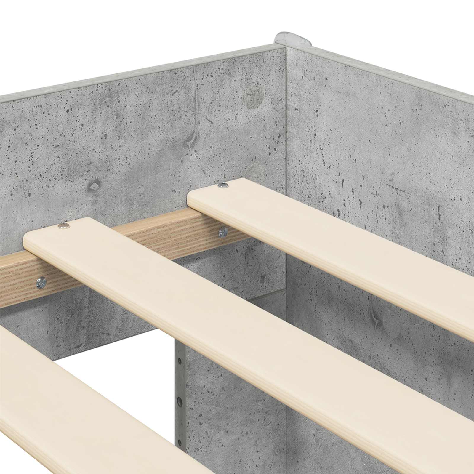 Krevet za djecu s ladicama Betonska siva 80 x 200 cm