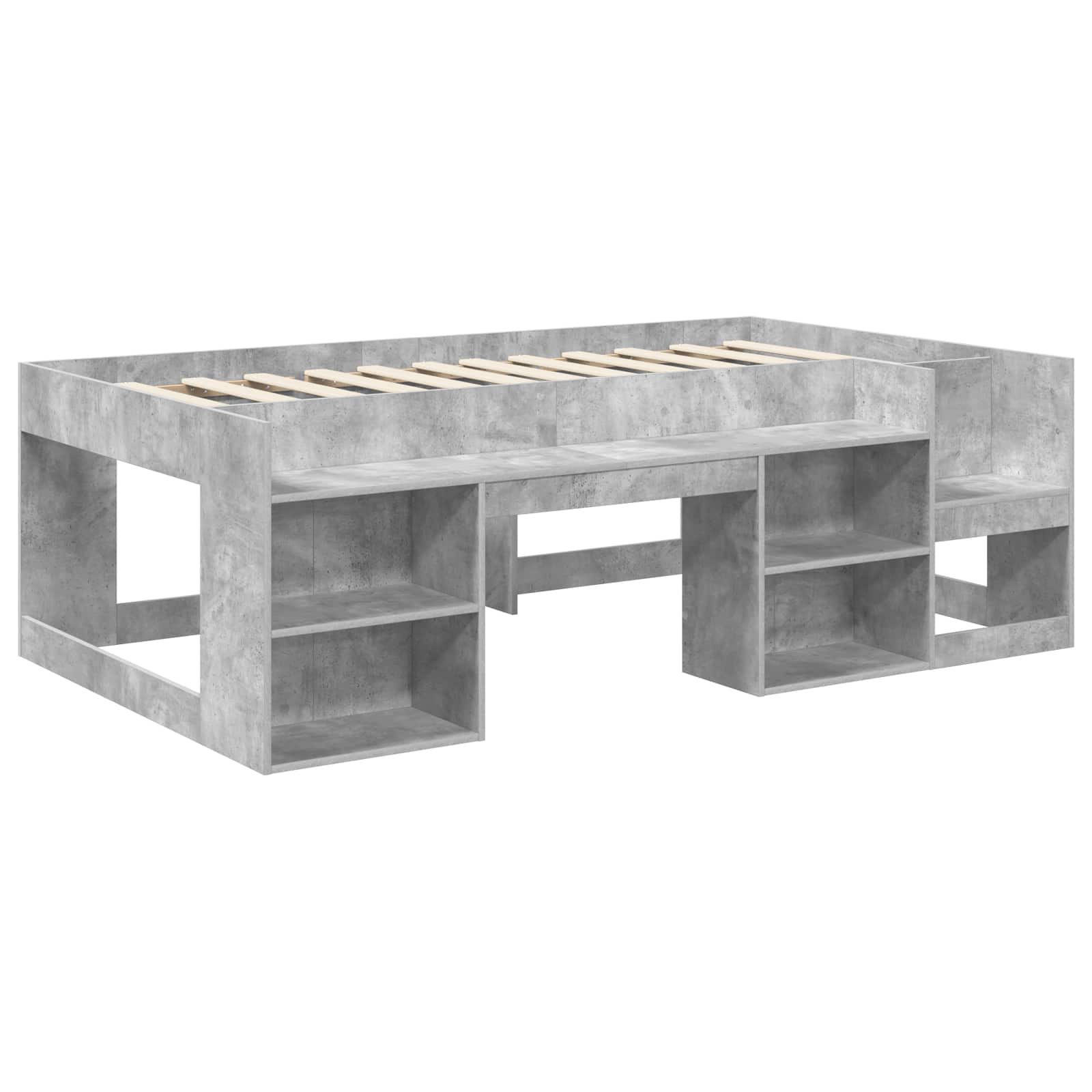 Krevet za djecu s ladicama Betonska siva 80 x 200 cm