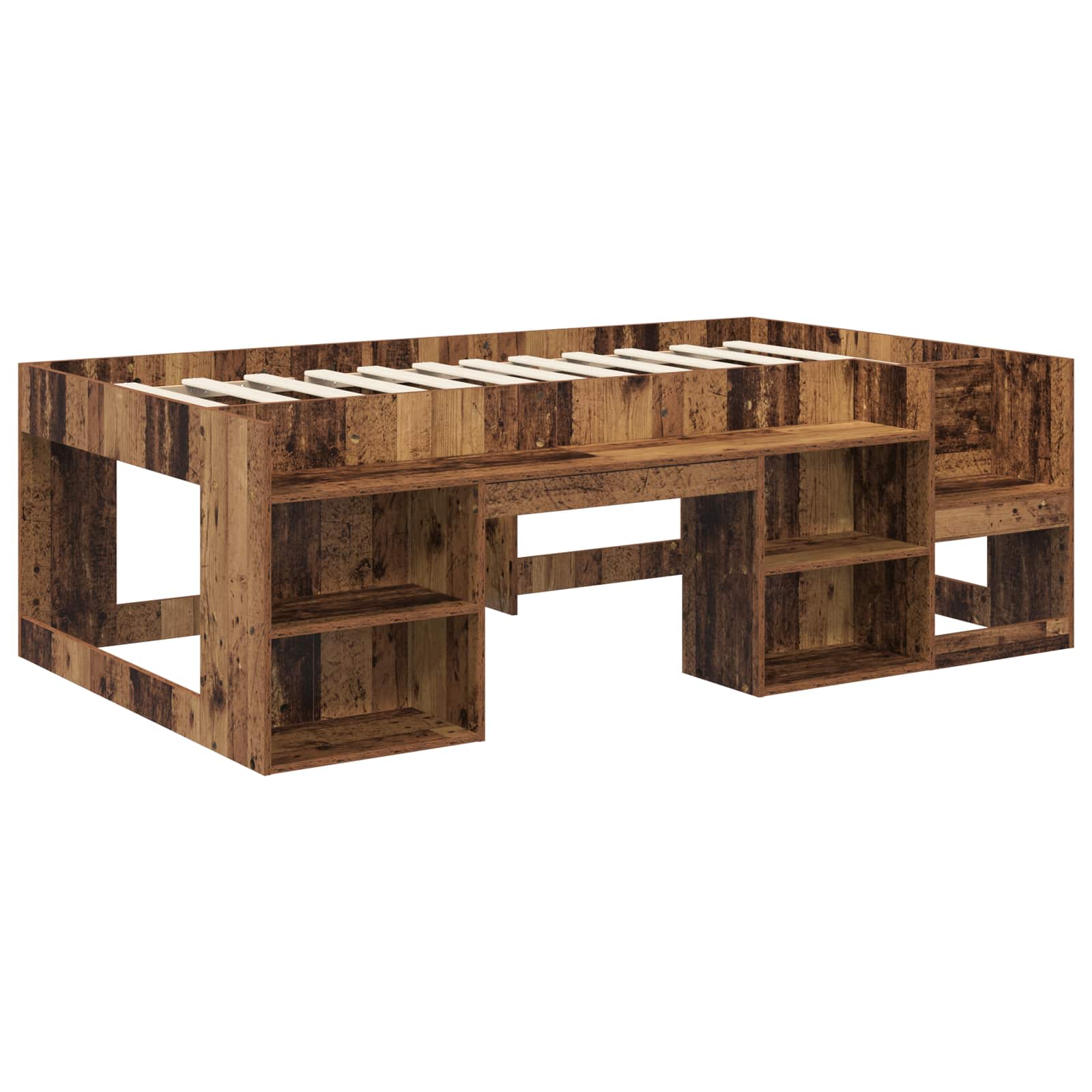 Krevet za djecu s ladicama Staro drvo 80 x 200 cm