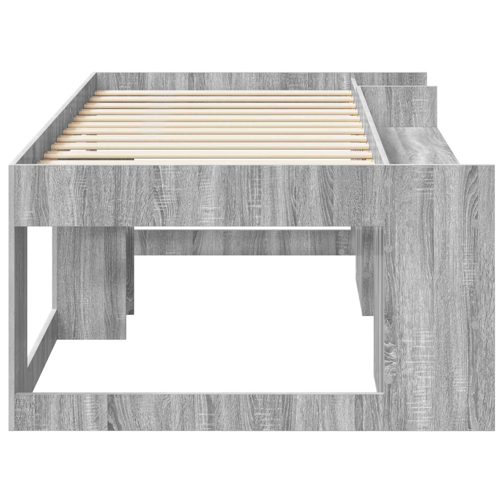Krevet za djecu s ladicama Siva Sonoma 90 x 200 cm