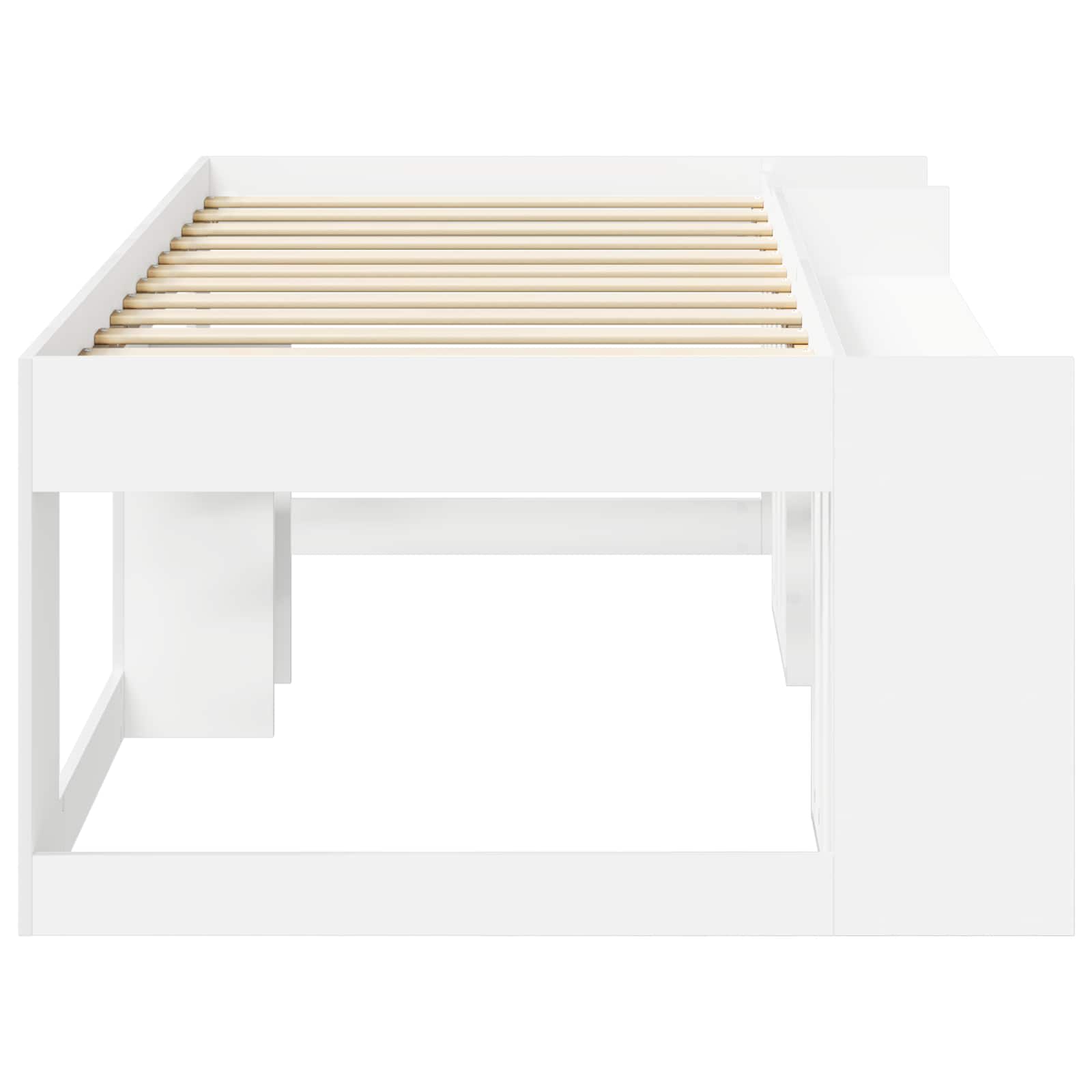 Krevet za djecu s ladicama Bijela 75 x 190 cm Konstruirano drvo