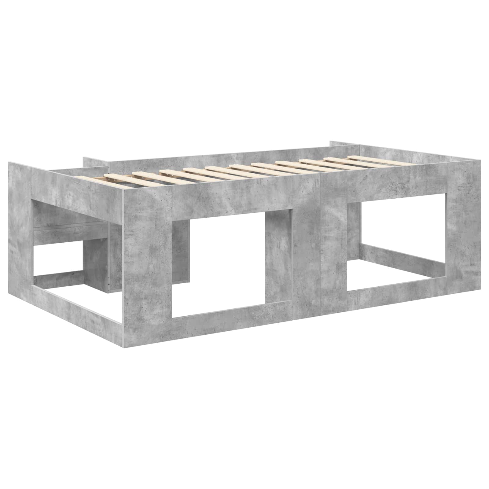 Krevet za djecu s ladicama Betonska siva 75 x 190 cm