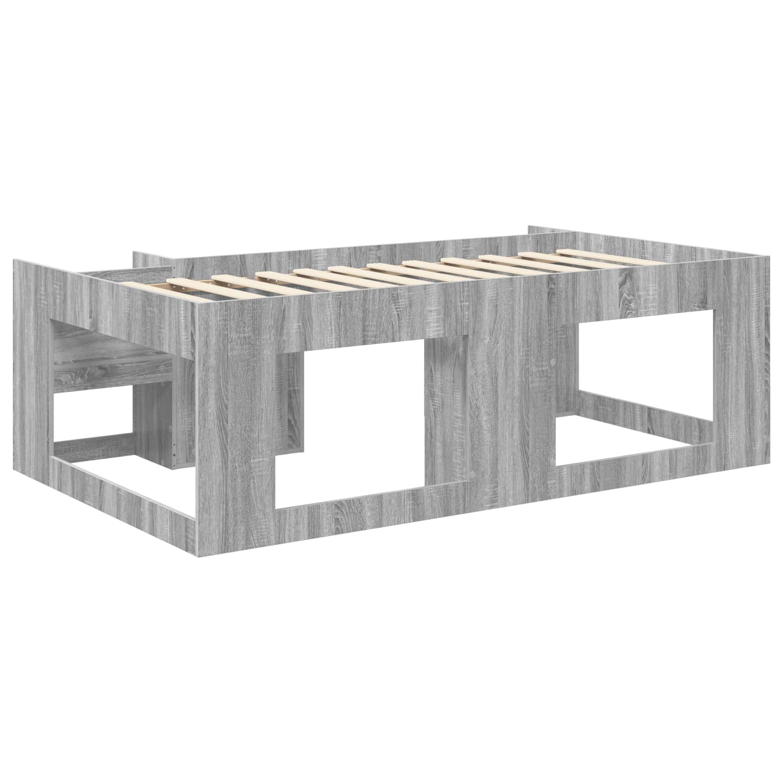 Krevet za djecu s ladicama Siva Sonoma 75 x 190 cm