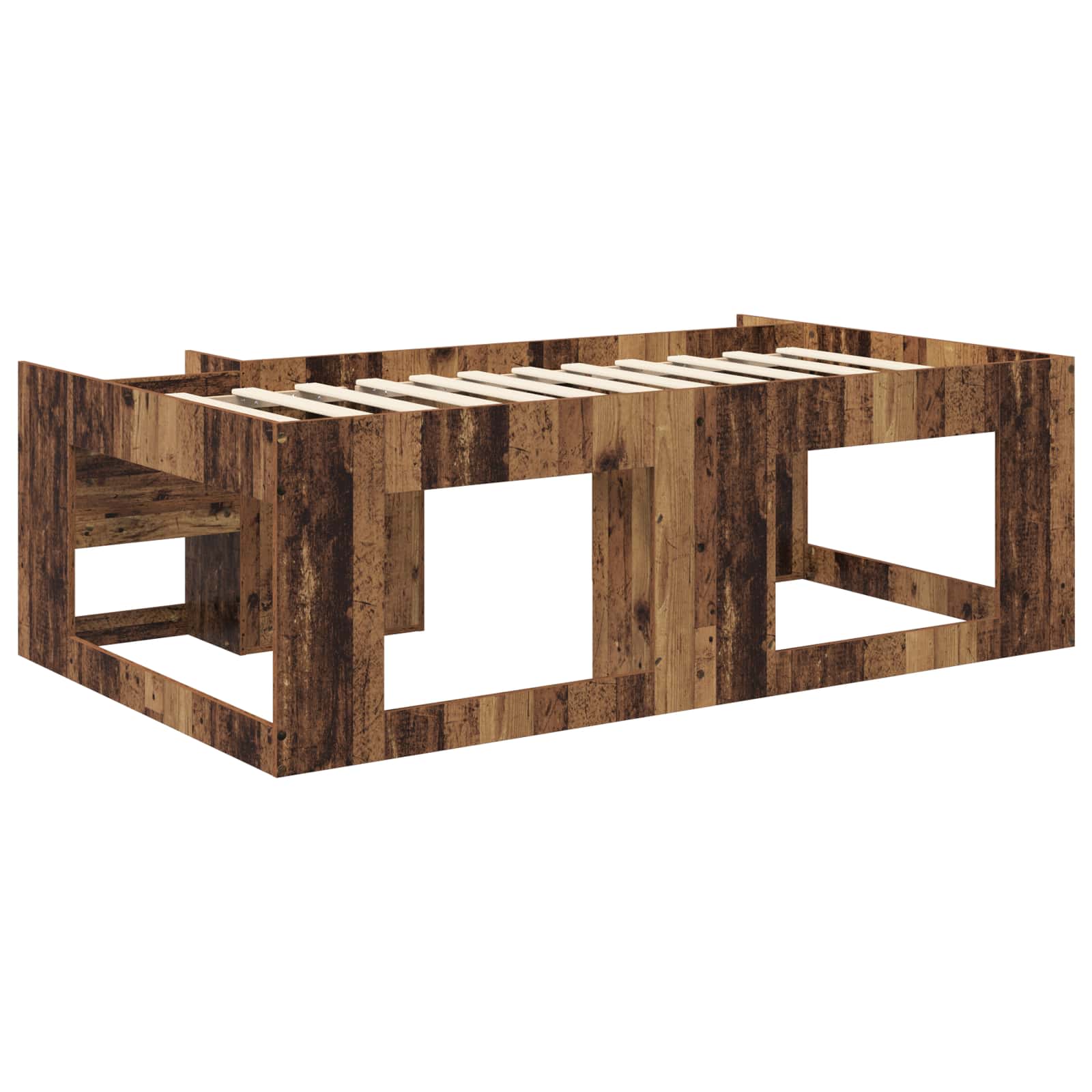 Krevet za djecu s ladicama Staro drvo 75 x 190 cm