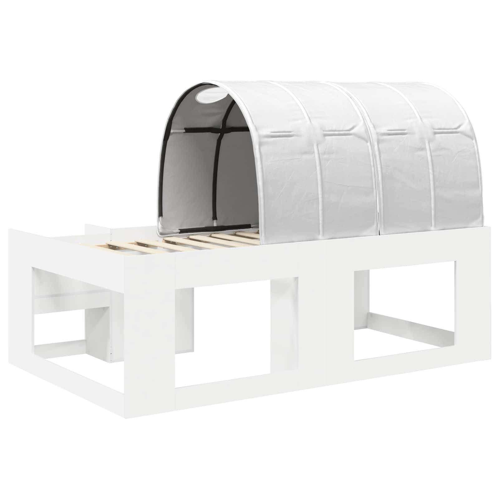 Krevet s Tunnels 4 pcs Bijela Konstruirano drvo