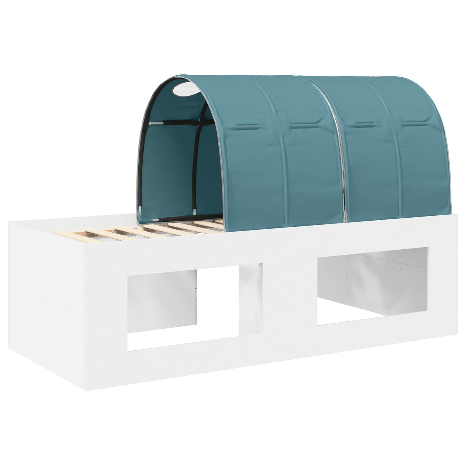 Krevet s tunelom 4 pcs Artisian hrast i svijetlo plava