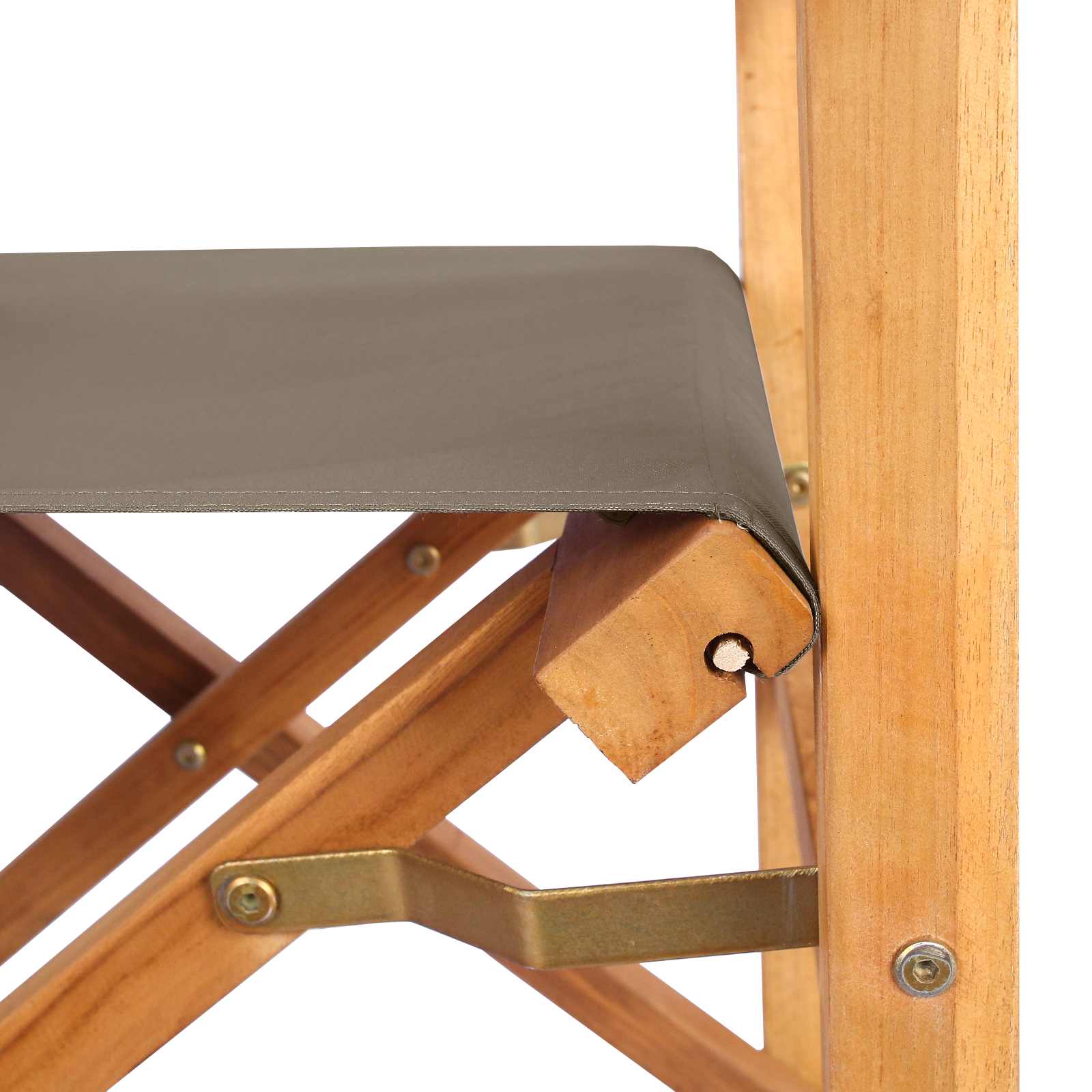 Stolac za blagovanje 56 x 54 x 87 cm 100% poliester čvrsti teak