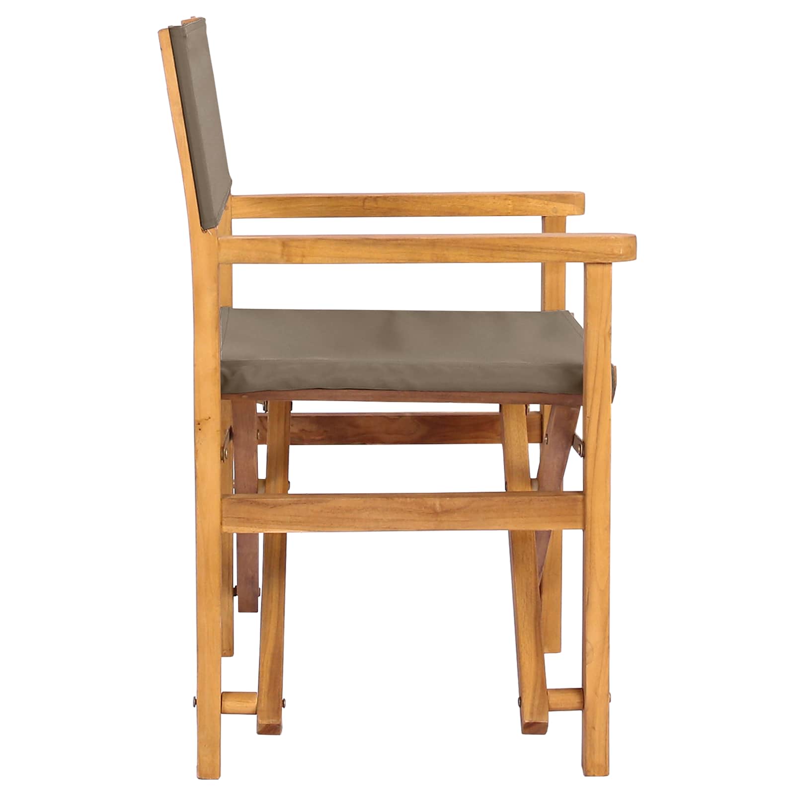 Stolac za blagovanje 56 x 54 x 87 cm 100% poliester čvrsti teak
