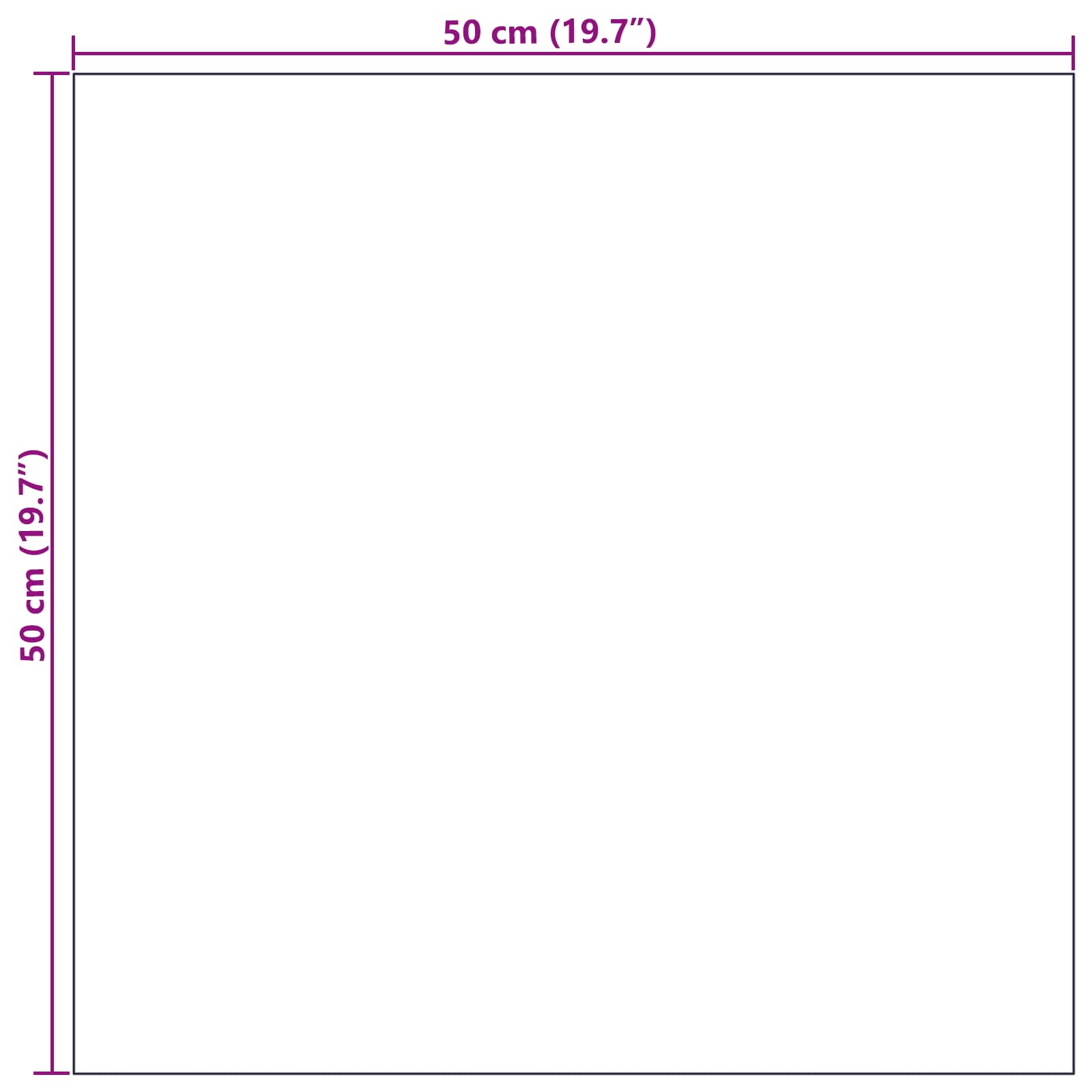 Tepih pločica Srednja siva s prugama 50 x 50 cm 20 pcs