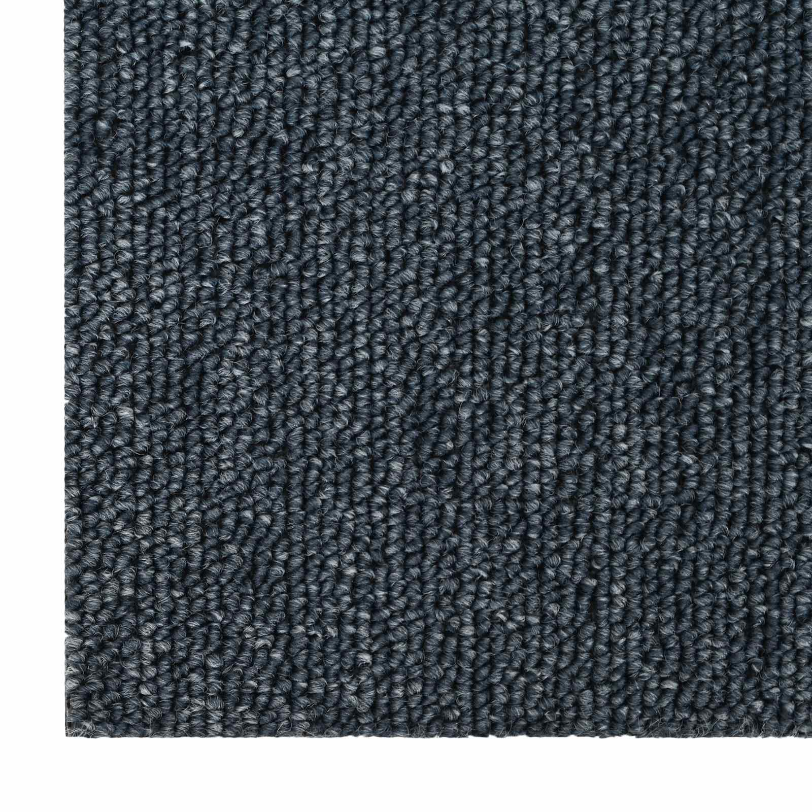 Tepih pločica Plavo Sivo 50 x 50 cm 4 pcs PP i bitumen