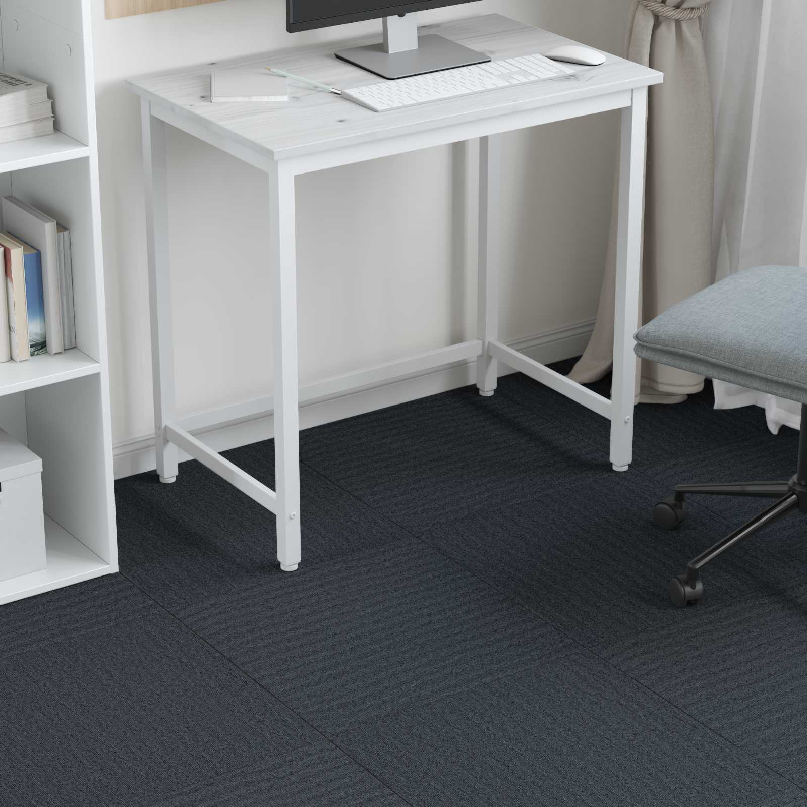 Tepih pločica Plavo Sivo 50 x 50 cm 20 pcs PP i bitumen
