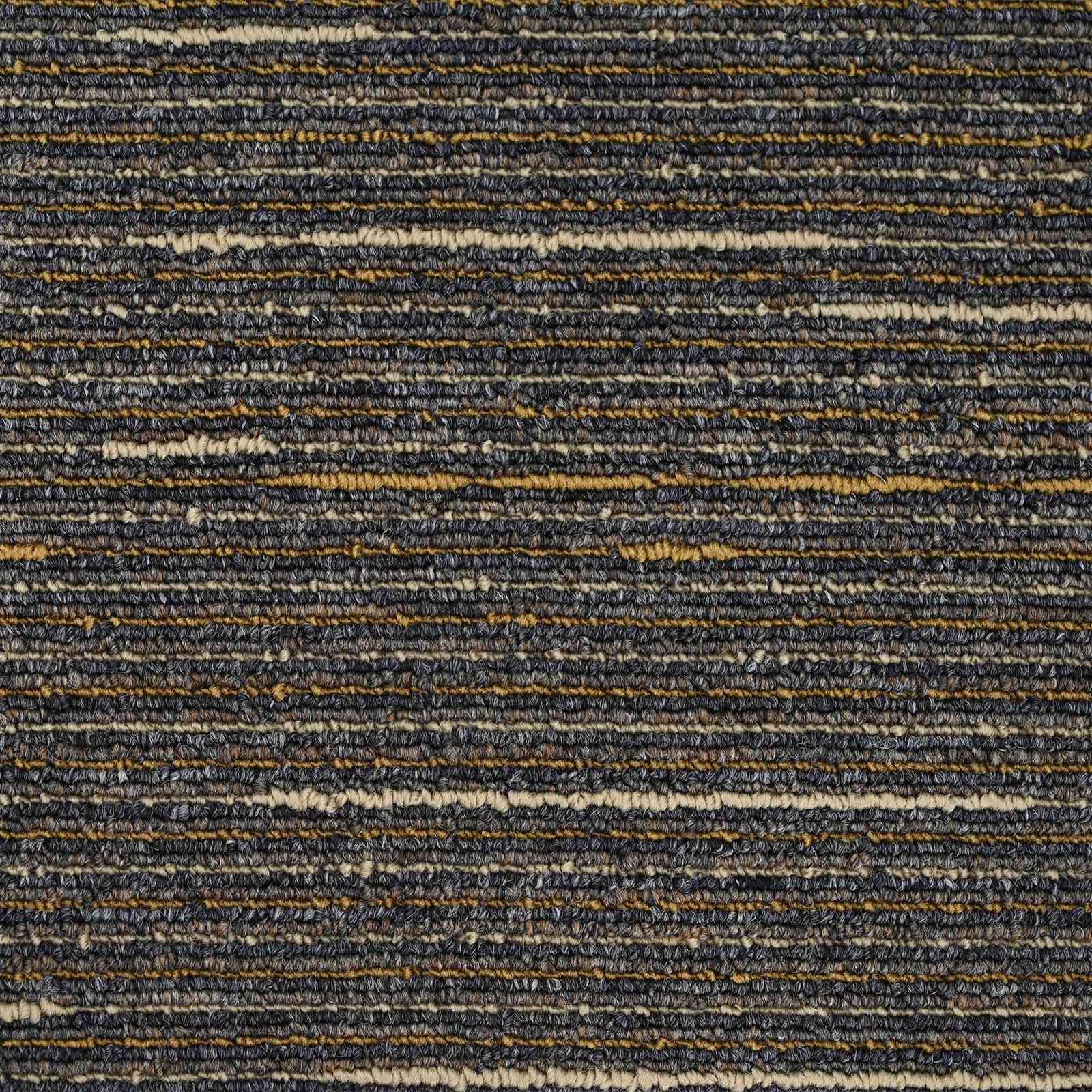 Tepih pločica Prugasta svijetlosmeđa 50 x 50 cm 20 pcs
