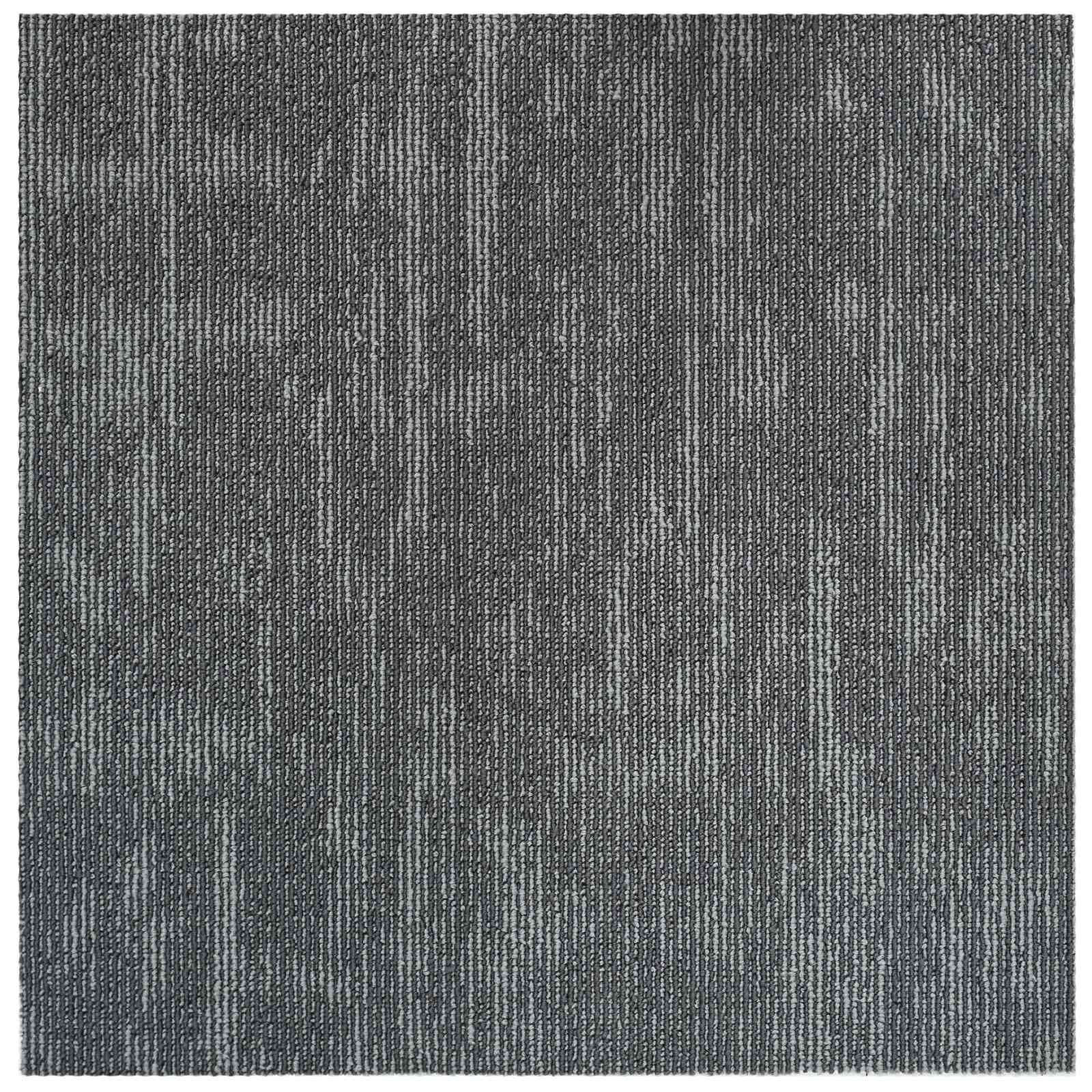 Tepih pločica Betonska siva 50 x 50 cm 20 pcs PP i bitumen