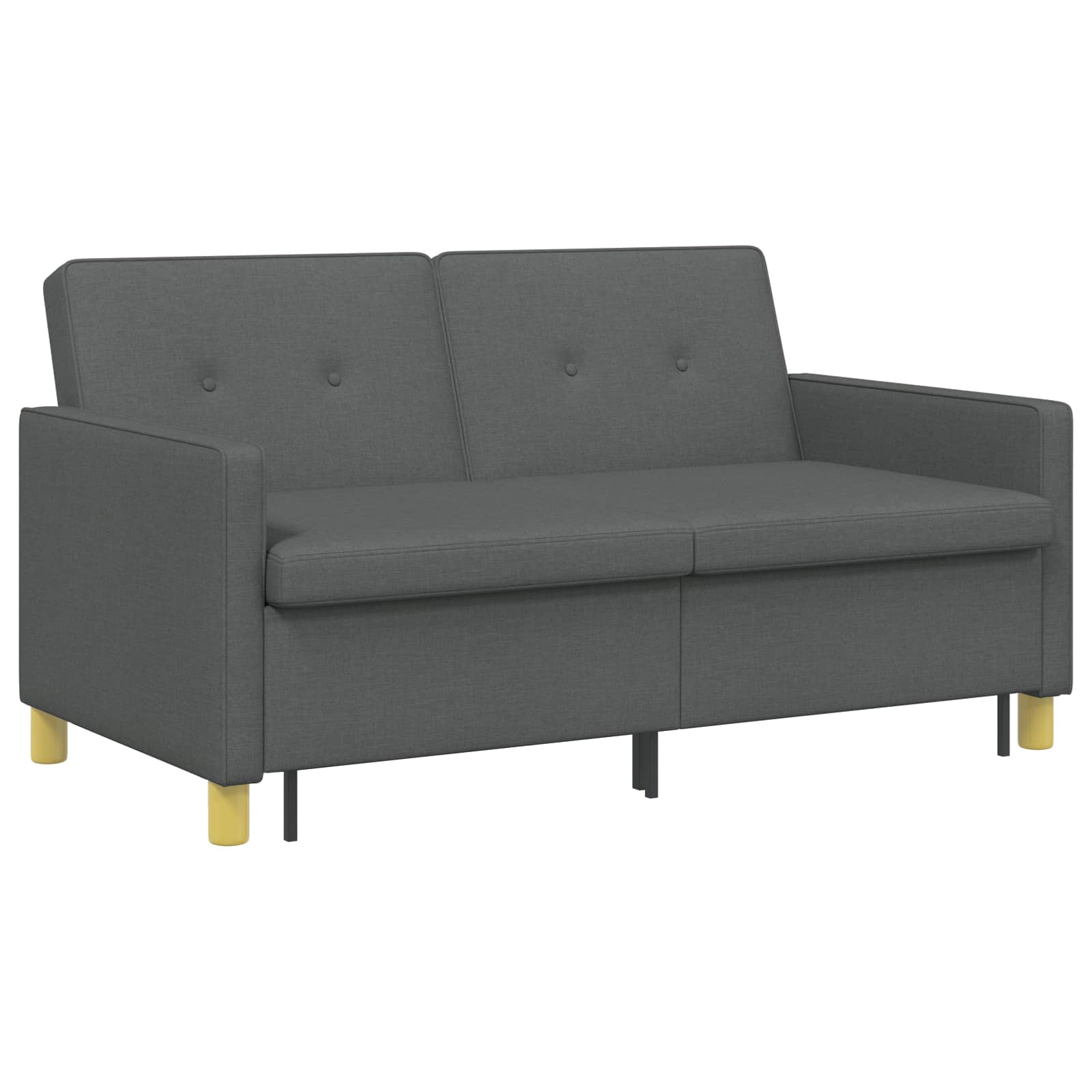 Krevet-sofa na razvlačenje Tamnosiva Tkanina