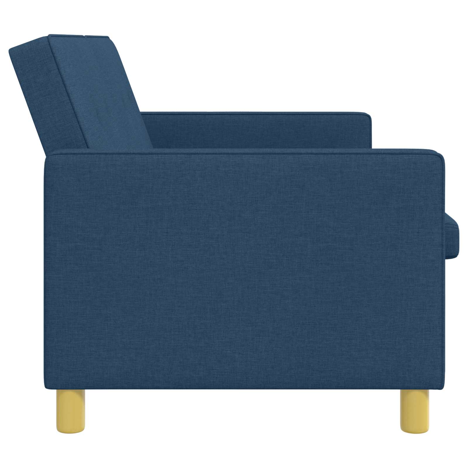 Krevet-sofa na razvlačenje Plava Tkanina