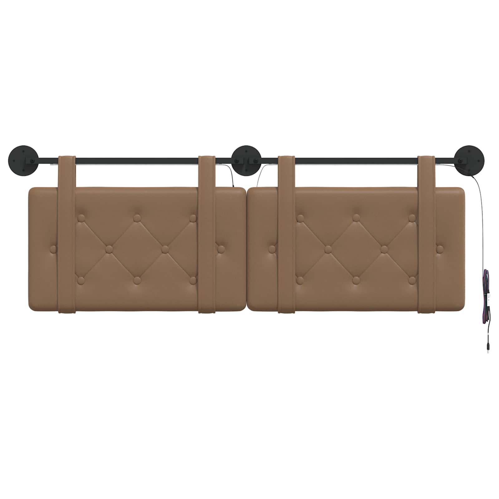 Viseće uzglavlje kreveta Boja cappuccina Umjetna koža