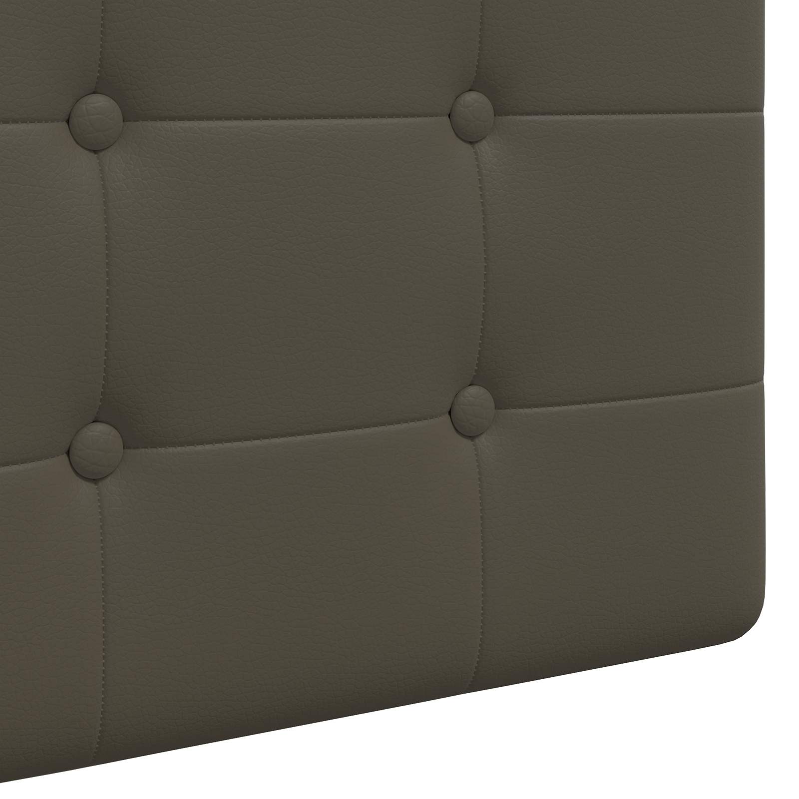 Viseće uzglavlje kreveta S LED svjetlom Siva Umjetna koža