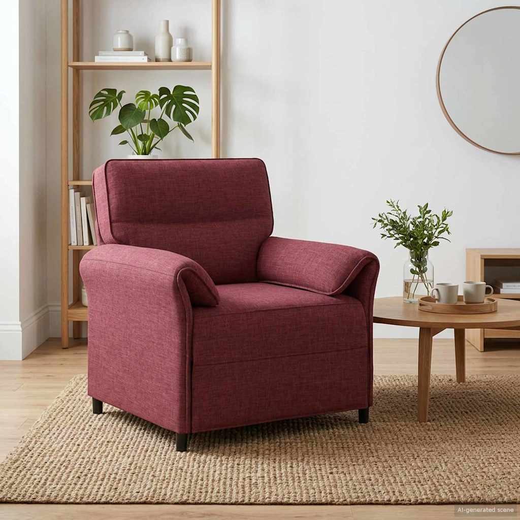 Sofa 100% poliester, metalna konstrukcija, MDF, Šperploča