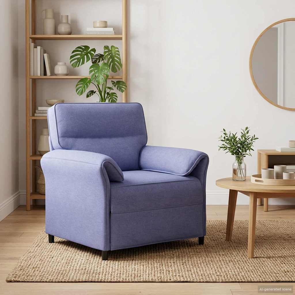 Sofa 100% poliester, metalna konstrukcija, MDF, Šperploča