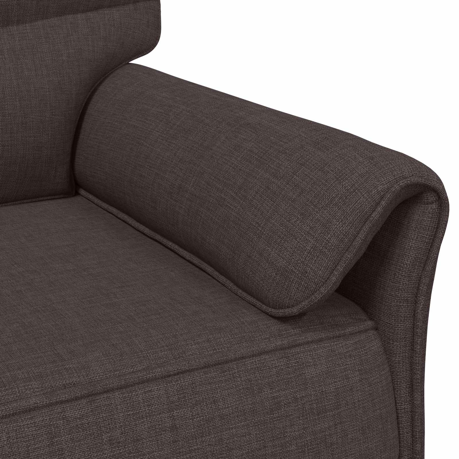 Sofa 100% poliester, metalna konstrukcija, MDF, Šperploča