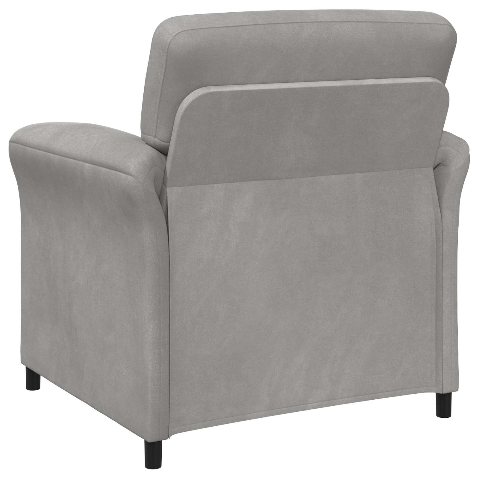 Jednosed Svjetlosiva 88 x 83 x 95 cm Baršun