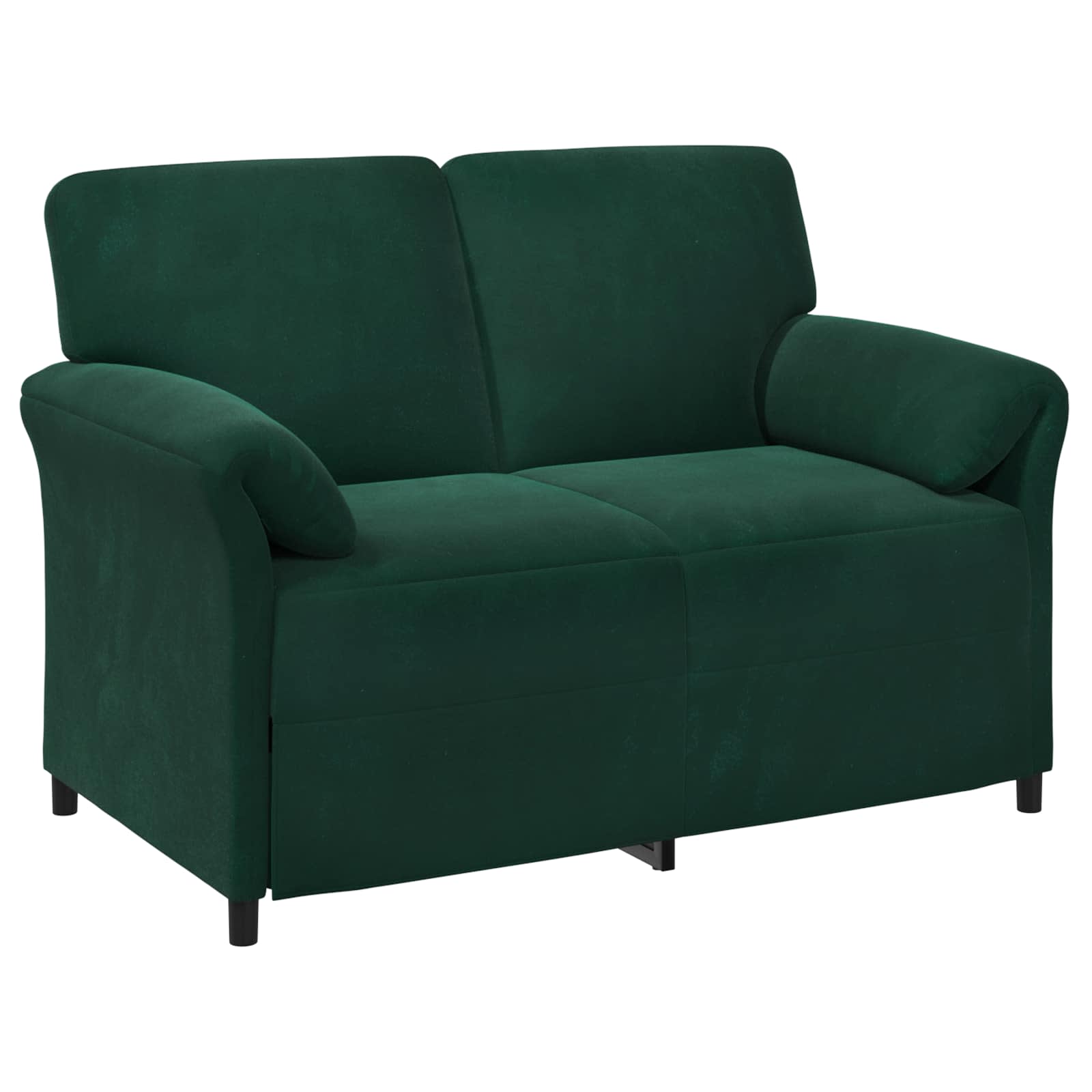 Sofa za dvije osobe Tamnozelena 138 x 83 x 95 cm Baršun