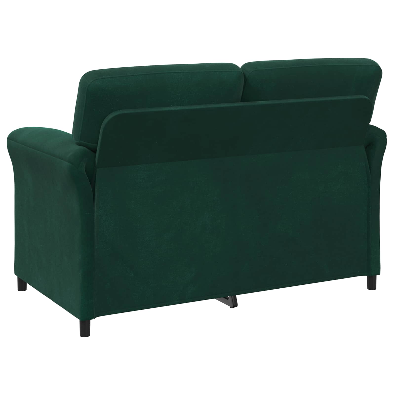 Sofa za dvije osobe Tamnozelena 138 x 83 x 95 cm Baršun
