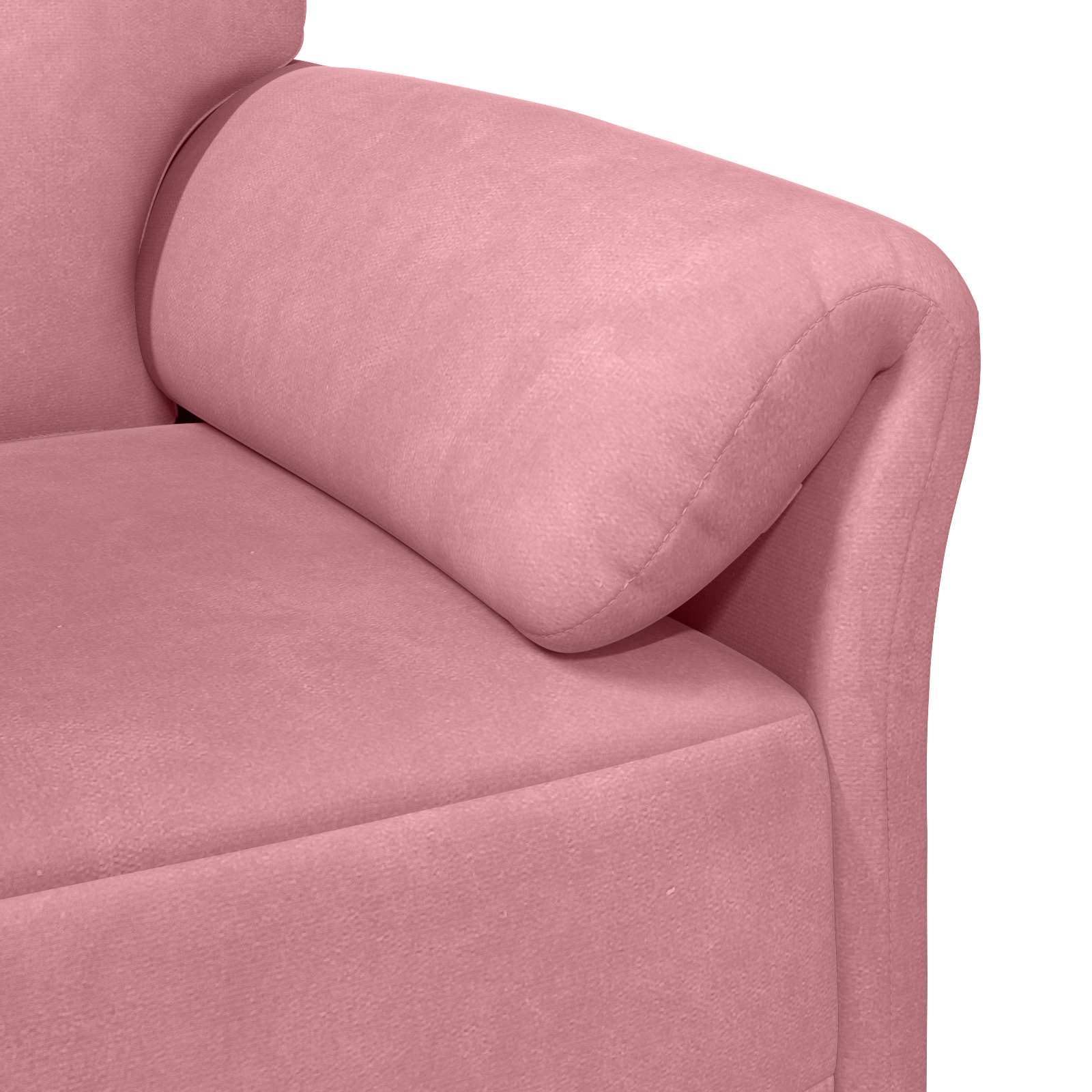 Sofa za dvije osobe Ružičasta 138 x 83 x 95 cm Baršun