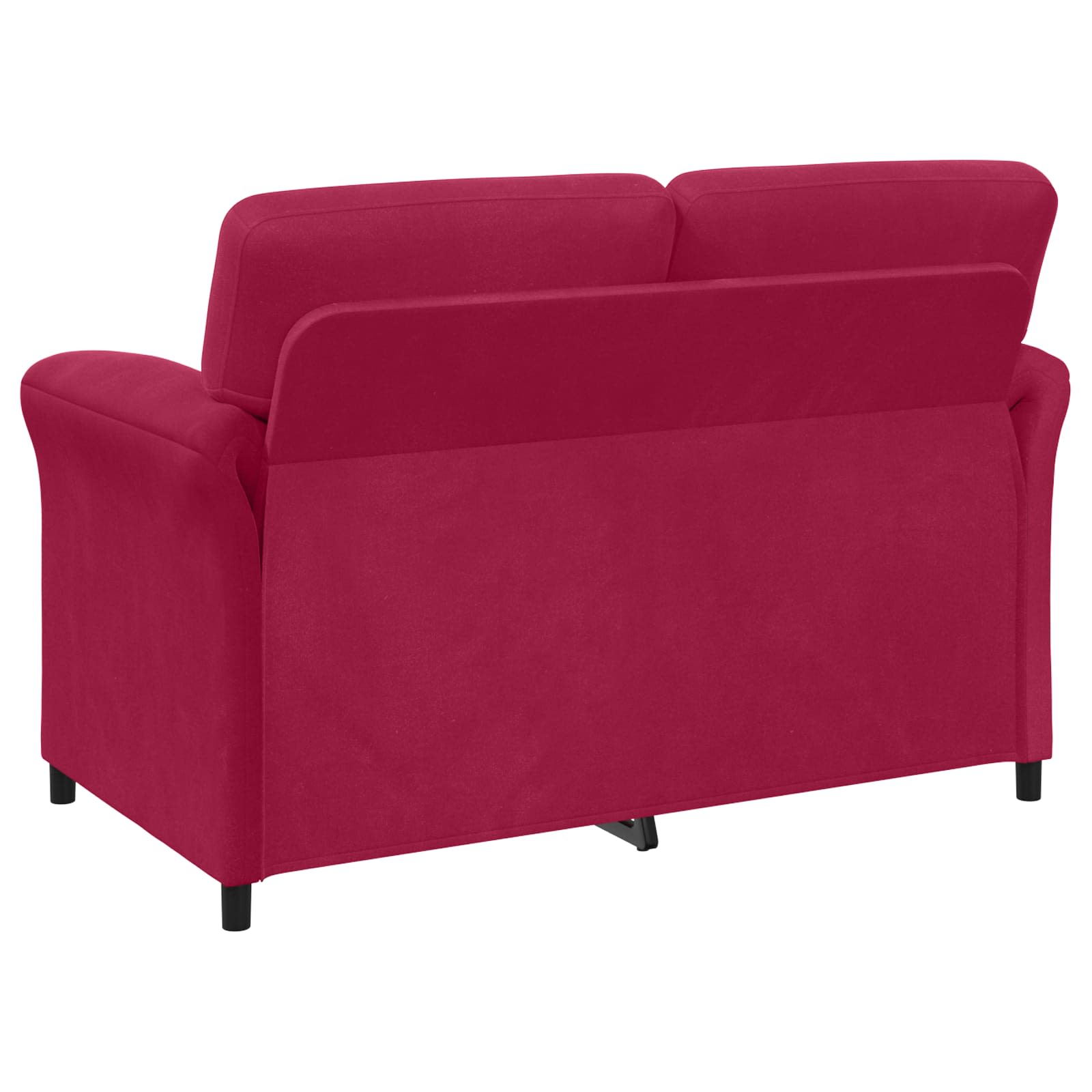Sofa za dvije osobe Vinska crvena 138 x 83 x 95 cm Baršun