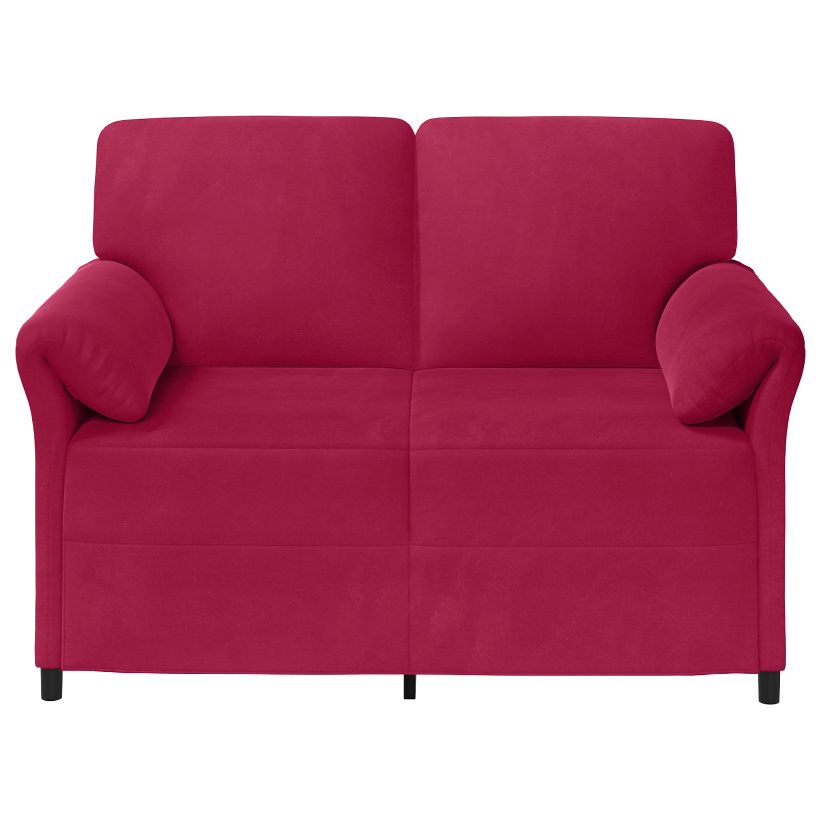 Sofa za dvije osobe Vinska crvena 138 x 83 x 95 cm Baršun
