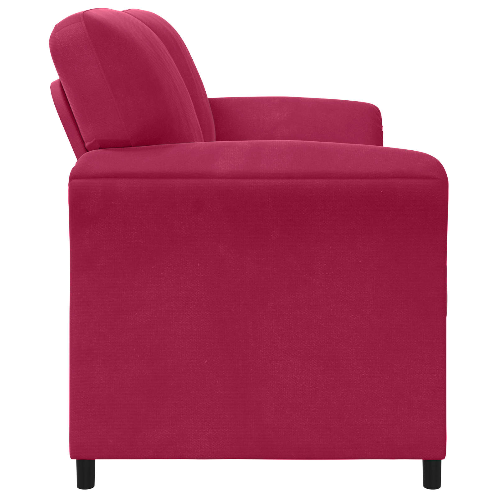 Sofa za dvije osobe Vinska crvena 138 x 83 x 95 cm Baršun