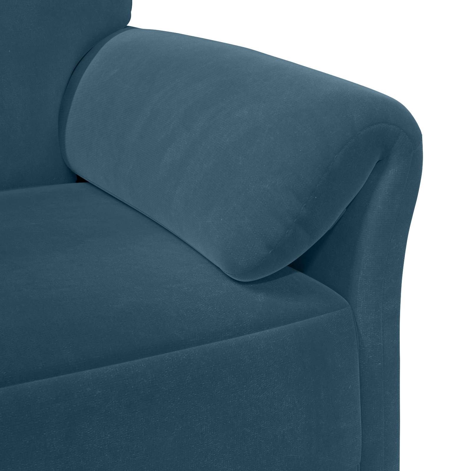 Sofa za dvije osobe Plava 138 x 83 x 95 cm Baršun