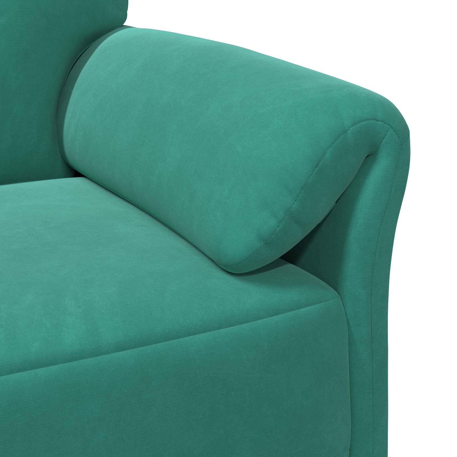 Sofa za dvije osobe Tirkizna 138 x 83 x 95 cm Baršun