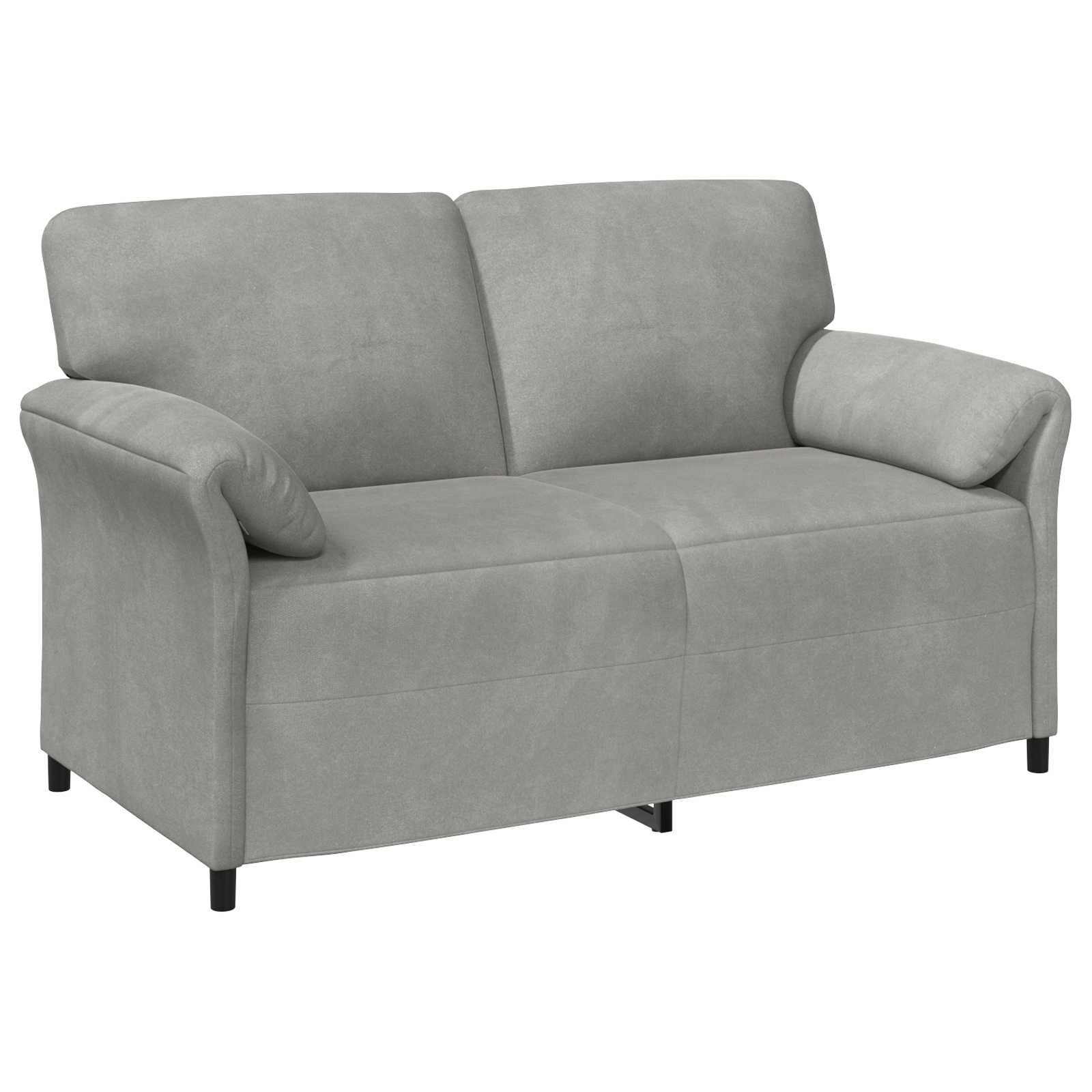 Sofa za dvije osobe Svjetlosiva 158 x 83 x 95 cm Baršun
