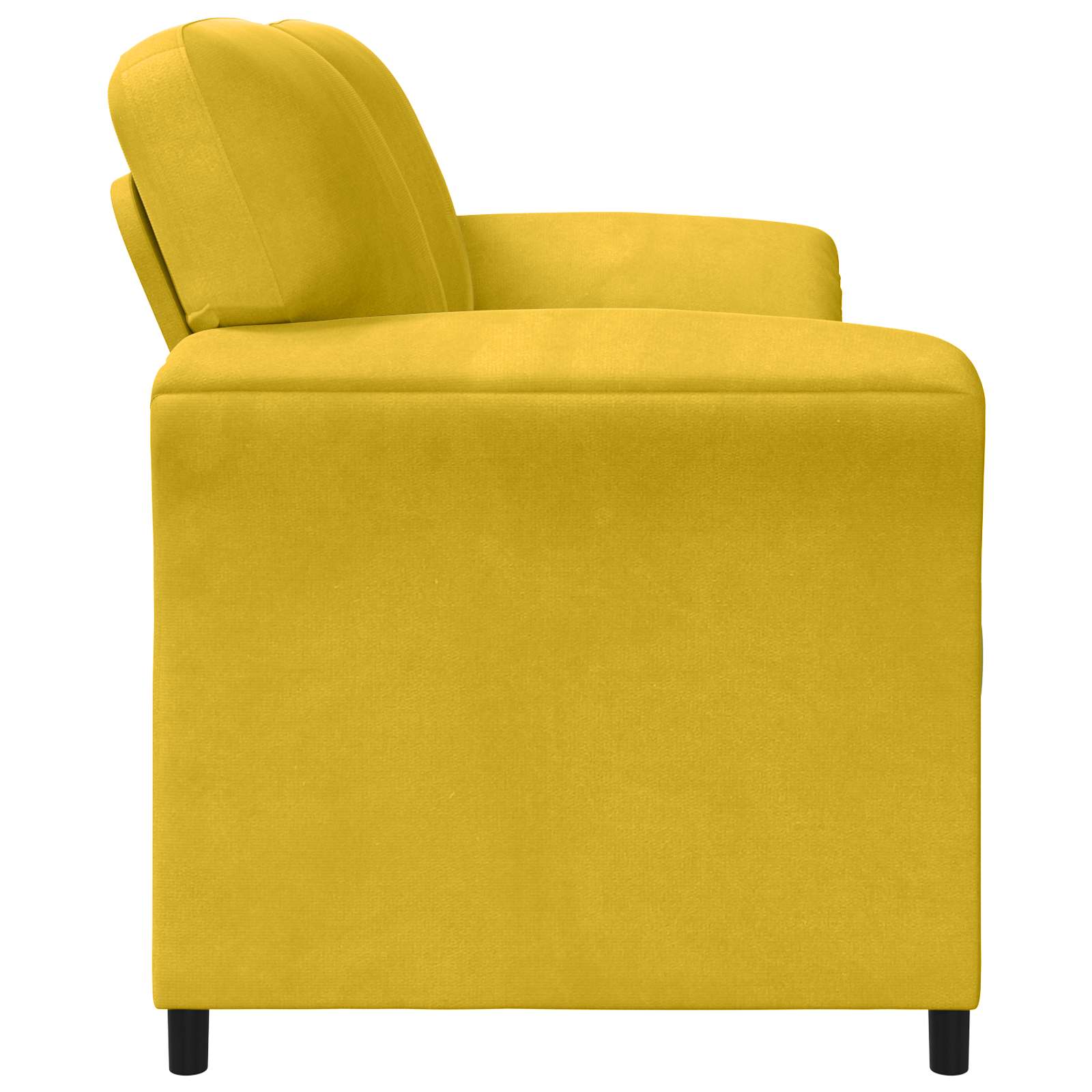 Sofa za dvije osobe Žuta 158 x 83 x 95 cm Baršun
