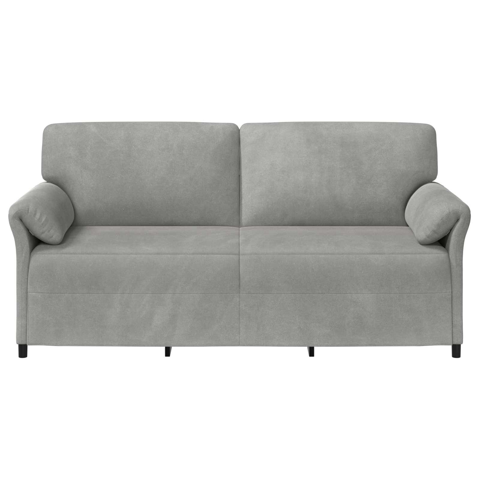 Sofa za 3 osobe Svjetlosiva 198 x 83 x 95 cm Baršun