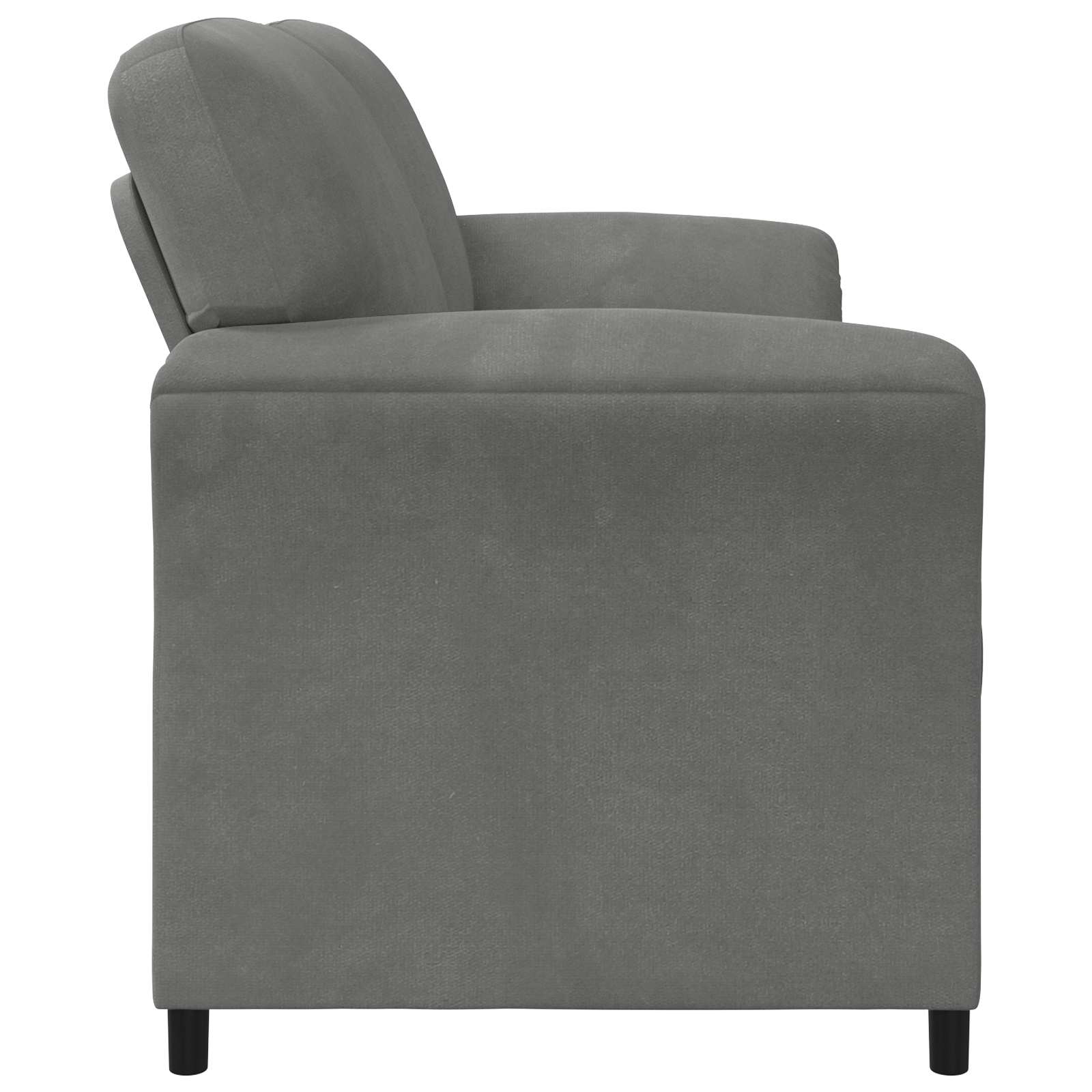 Sofa za 3 osobe Tamnosiva 198 x 83 x 95 cm Baršun