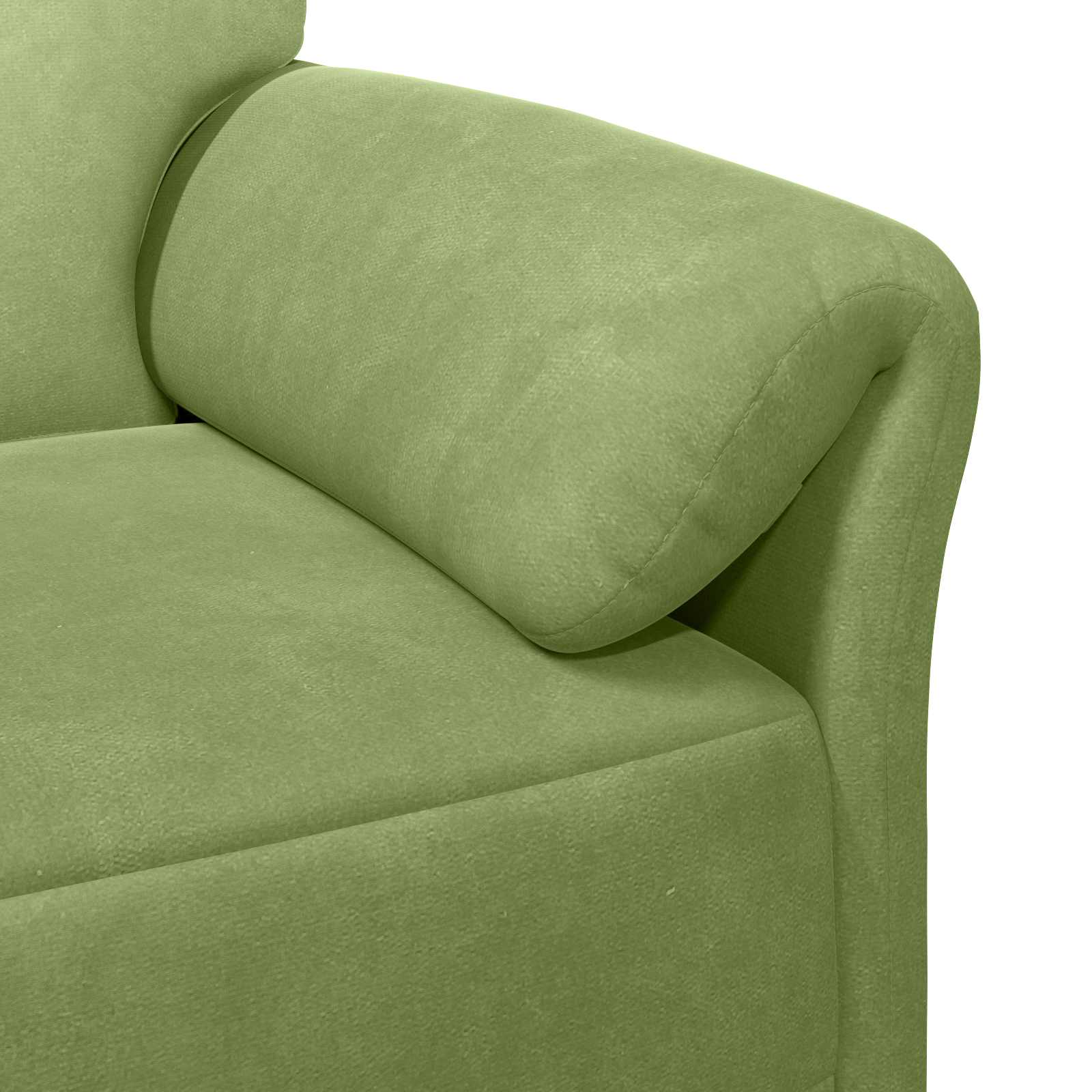 Sofa za 3 osobe Svijetlo zelena 198 x 83 x 95 cm Baršun