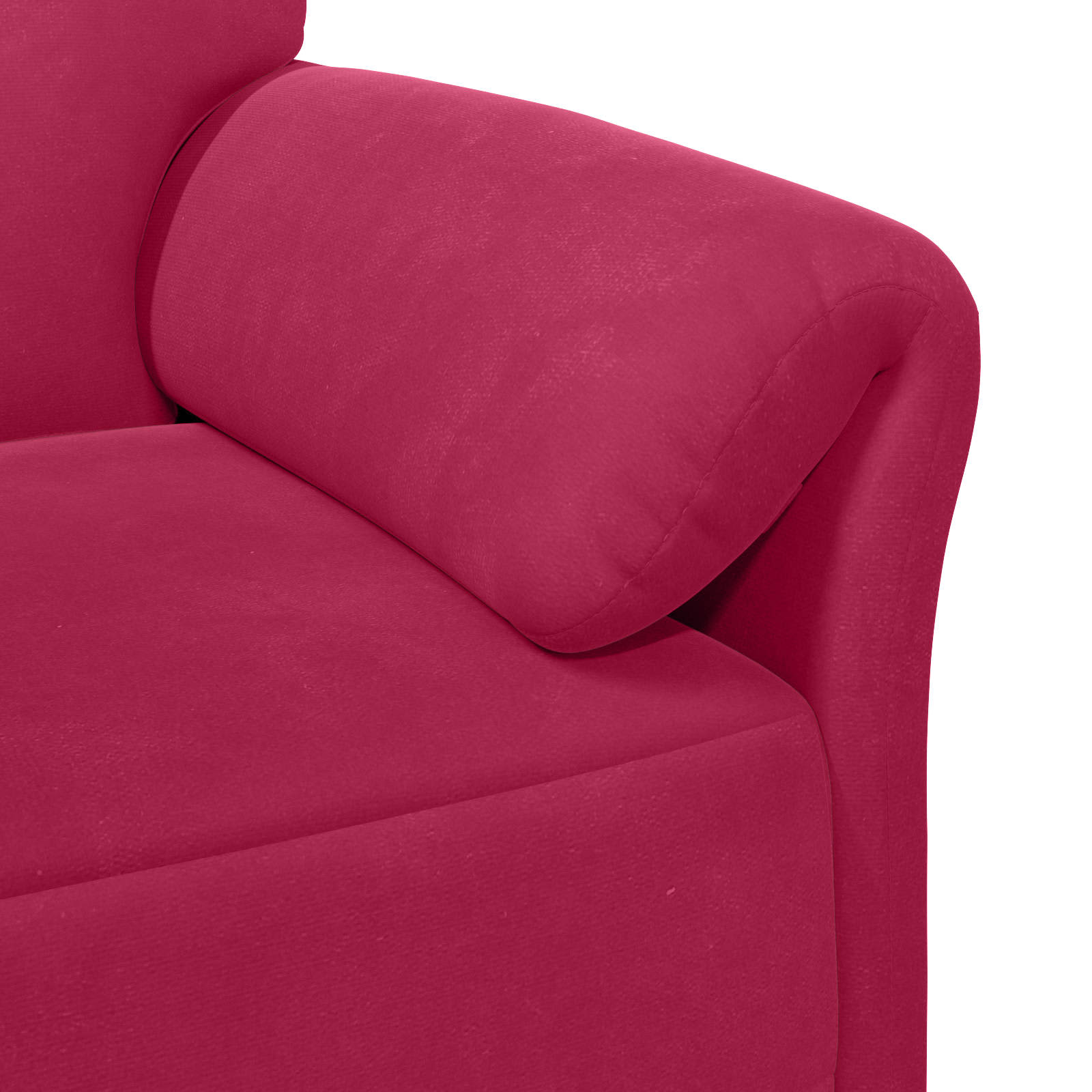 Sofa za 3 osobe Vinska crvena 198 x 83 x 95 cm Baršun