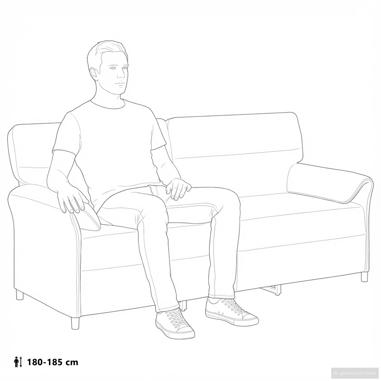 Sofa za 3 osobe Vinska crvena 198 x 83 x 95 cm Baršun