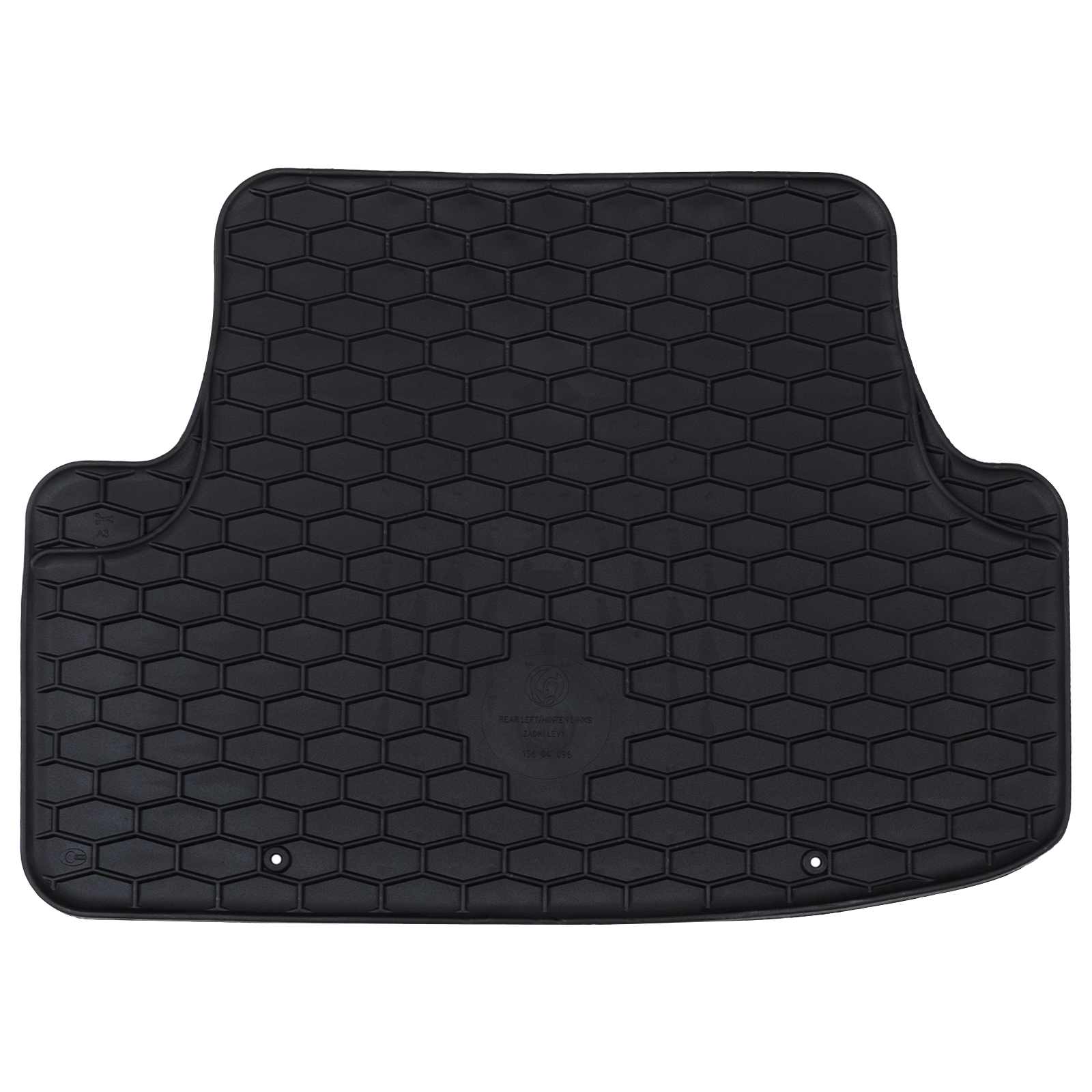 Auto tepih 4 pcs Crna pogodno za sjedalo ATECA 2016- Guma