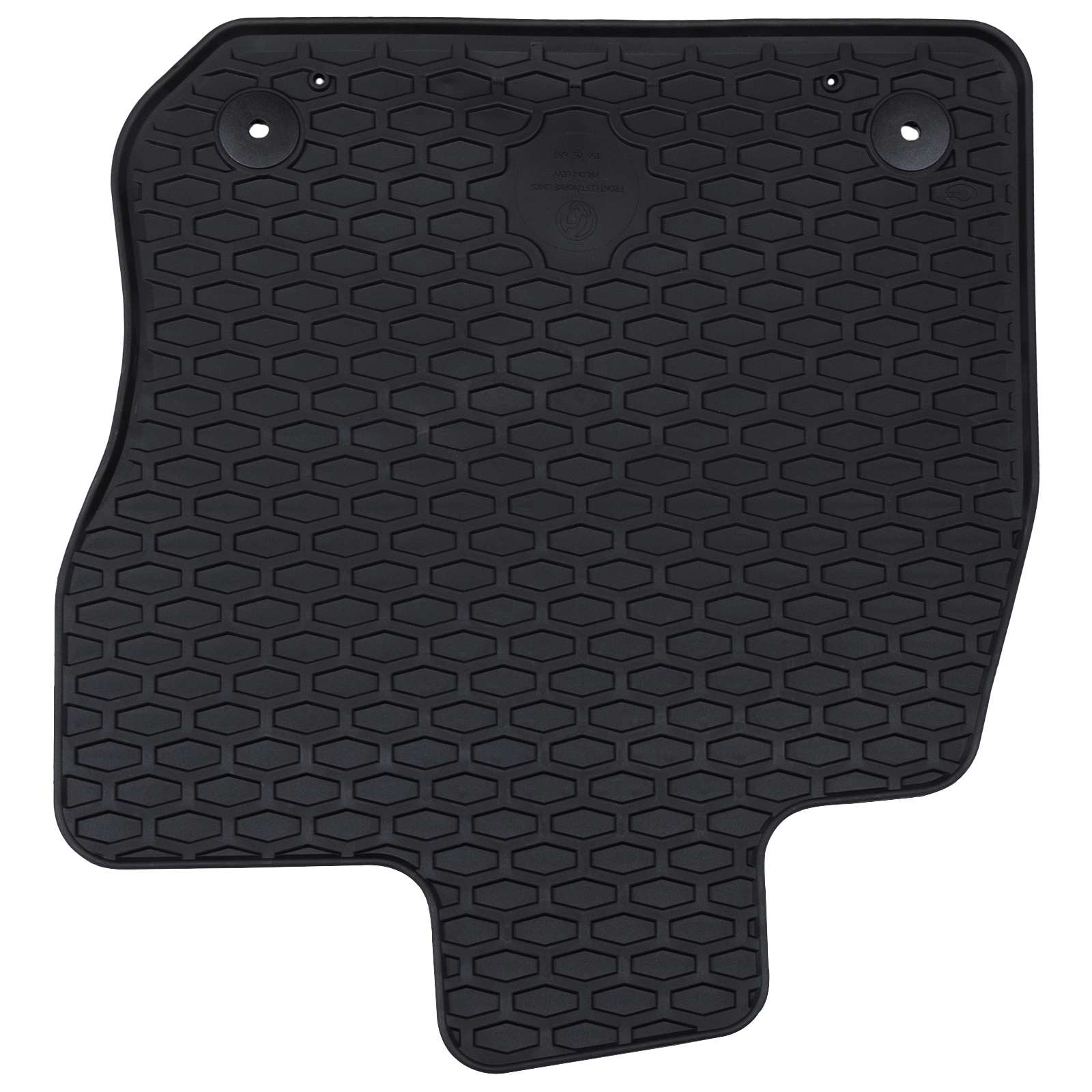 Auto tepih 4 pcs Crna odgovara za VW GOLF VIII MHEV 2020- Guma